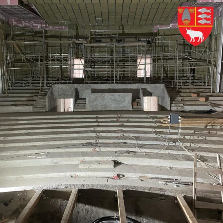 IMAGINI: Se lucrează intens la noul Centru Cultural Județean Vaslui