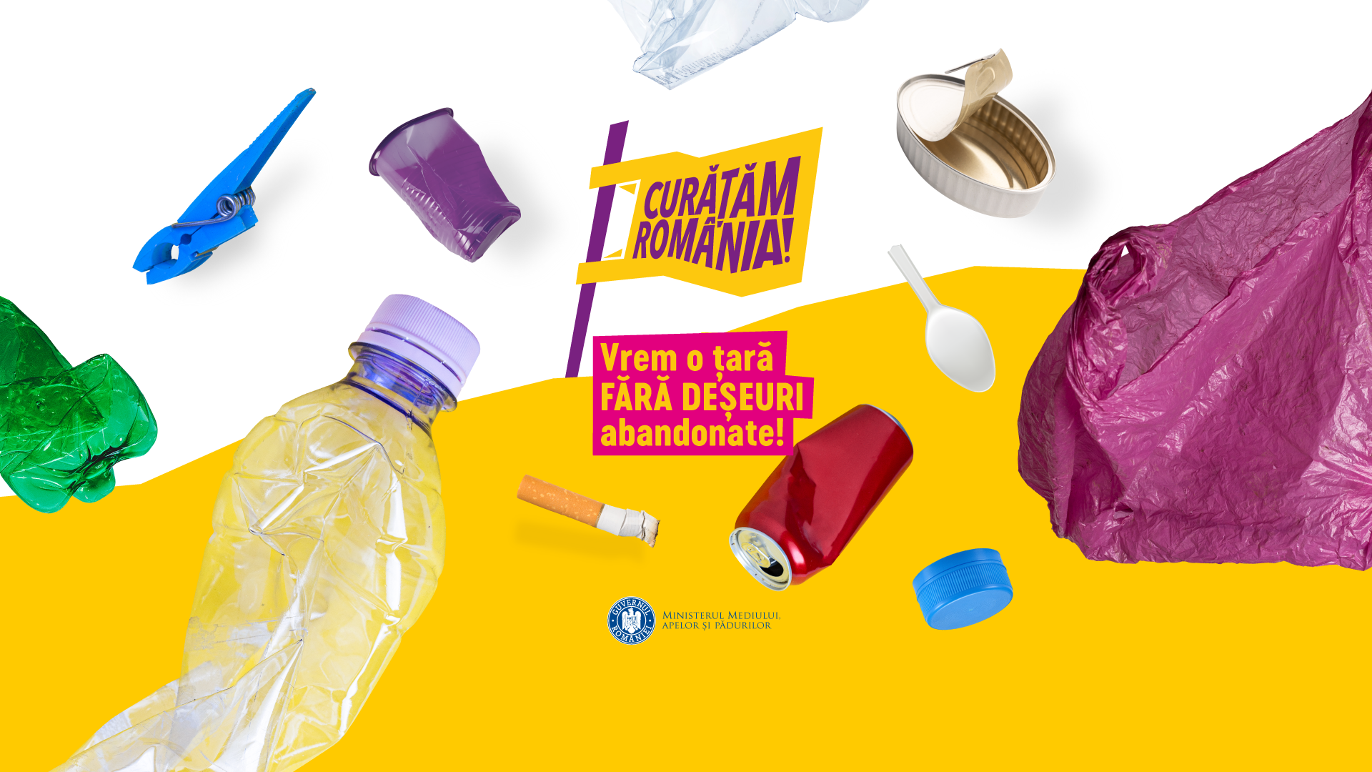 În urma solicitărilor multiple venite din teritoriu, MMAP a decis prelungirea campaniei naționale Curățăm România până pe 31 mai 2022!