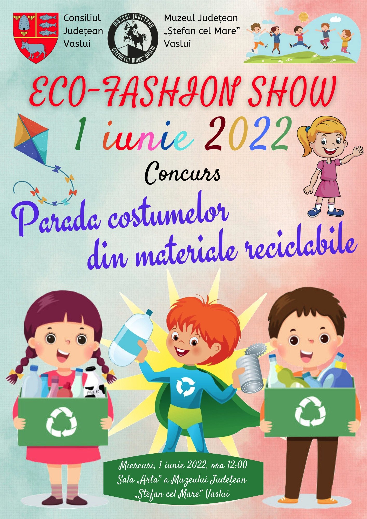 1 iunie – Ziua Internațională a Copilului – Concurs ”Eco Fashion Show”