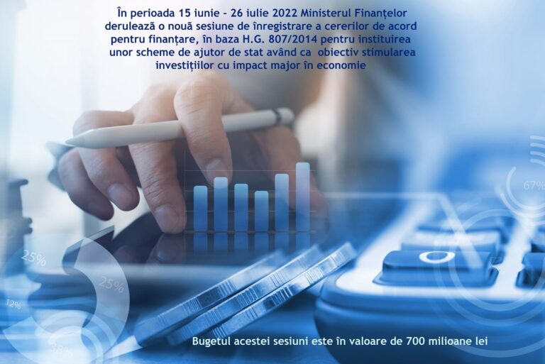 Din 15 iunie se pot depune cereri pentru Ajutor de stat, conform H.G. 807/2014