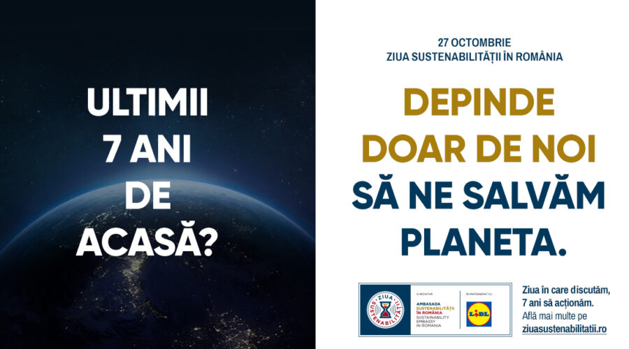 Ambasada Sustenabilității în România (ASR) anunță că următorii 7 ani sunt esențiali pentru viitorul Pământului
