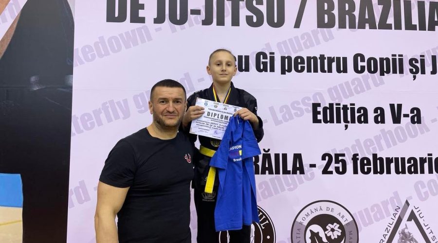 Reușită incredibilă pentru sportul bârlădean! Darius Negrescu, campion național la Brazilian Jiu Jitsu