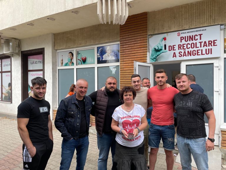Sportivii Tornado Vaslui, uniți pentru Claudiu Crețu de Ziua Mondială a Donatorului de Sânge
