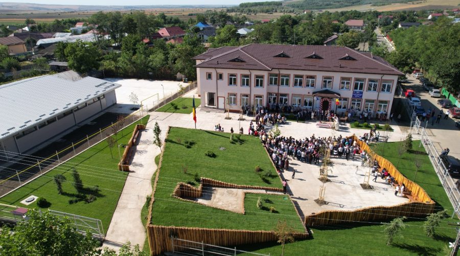 Școală nouă și sală de sport la Bădeana, comuna Tutova