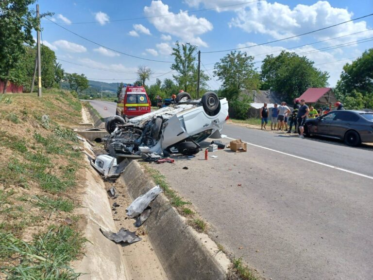 Accident grav la ieșirea din Schitu Duca spre Vaslui