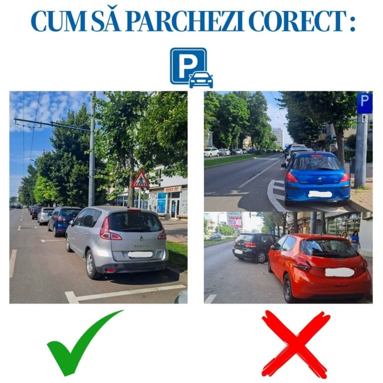Parcări cu plată pe strada Ștefan cel Mare din Vaslui