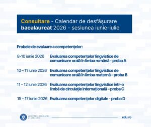 proiectele pentru examenele naționale 2025-2026