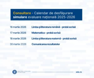 proiectele pentru examenele naționale 2025-2026