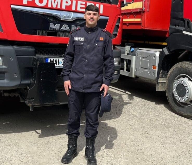 Fapta de curaj a unui pompier din Vaslui, Mihăiță Murgeanu
