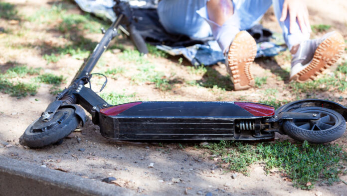 Accident pe trotinetă electrică în Vaslui