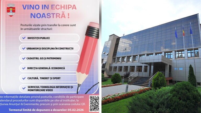 funcții publice Primăria Vaslui