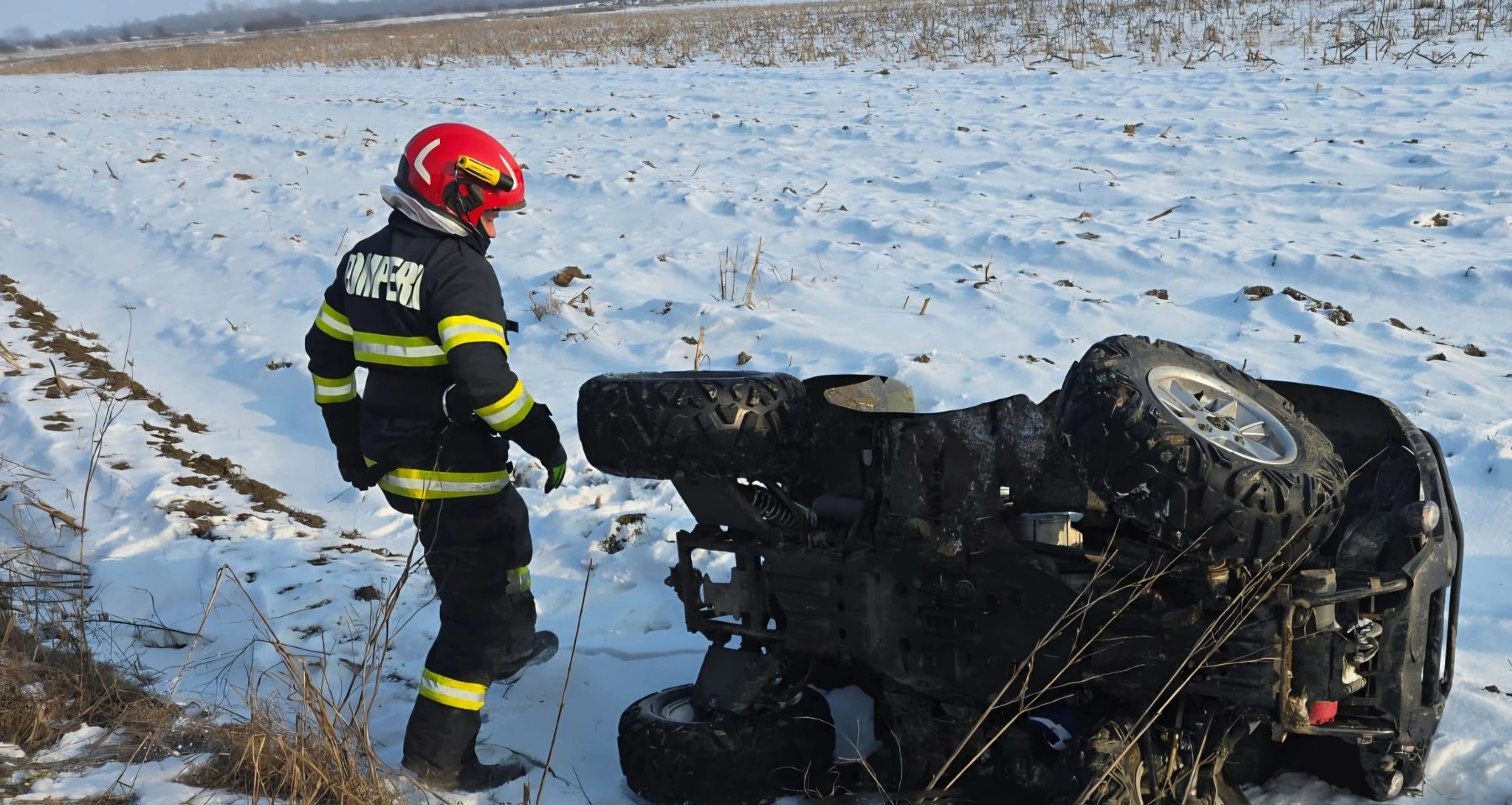 accident ATV Pușcași