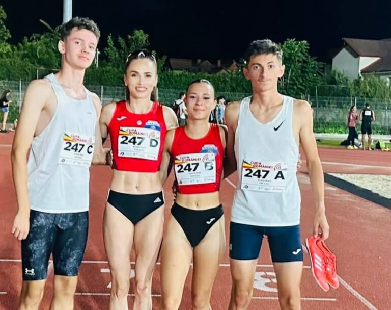 CSM Vaslui obține un nou rezultat valoros la Cupa României. Ștafeta mixtă de 4×400 m s-a clasat pe locul 5